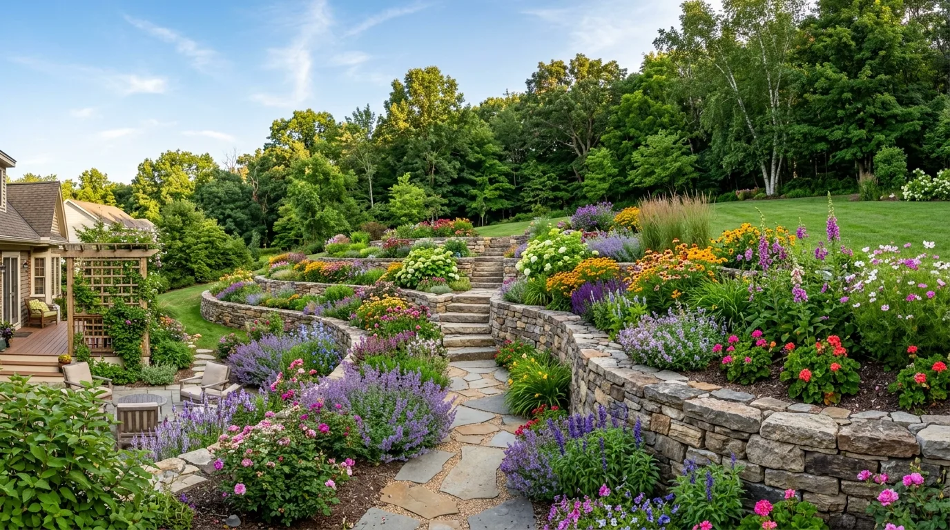 14 Smart Landscaping Ideas for Sloped Yards You Can Do