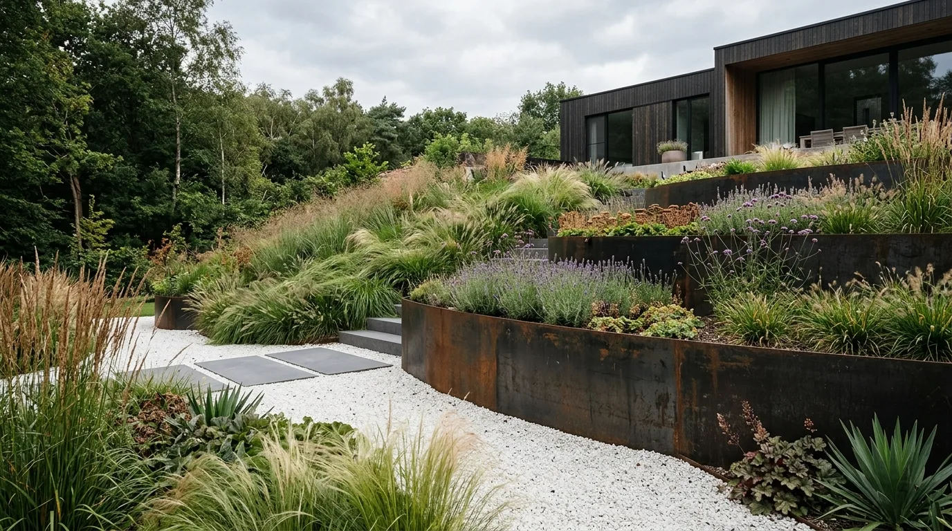 14 Smart Retaining Wall Ideas for a Sloped Backyard Makeover idea 6