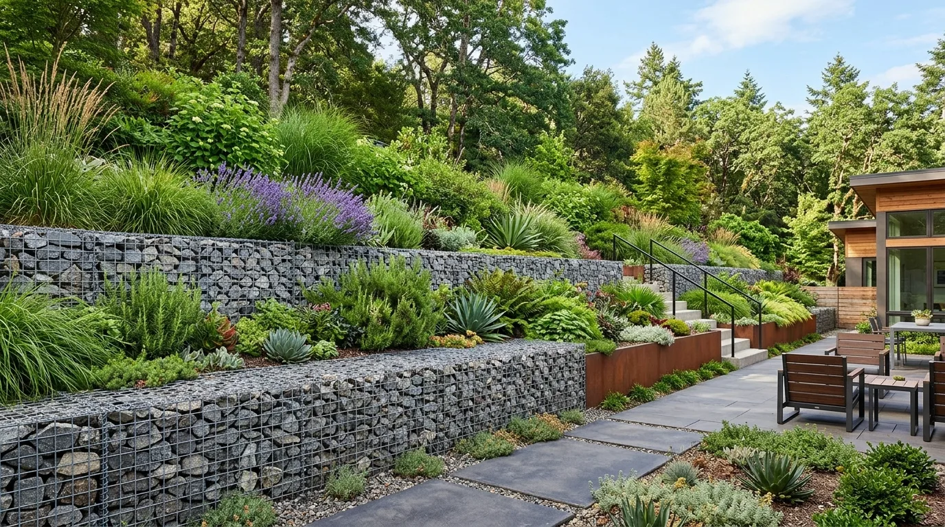 14 Smart Retaining Wall Ideas for a Sloped Backyard Makeover idea 8