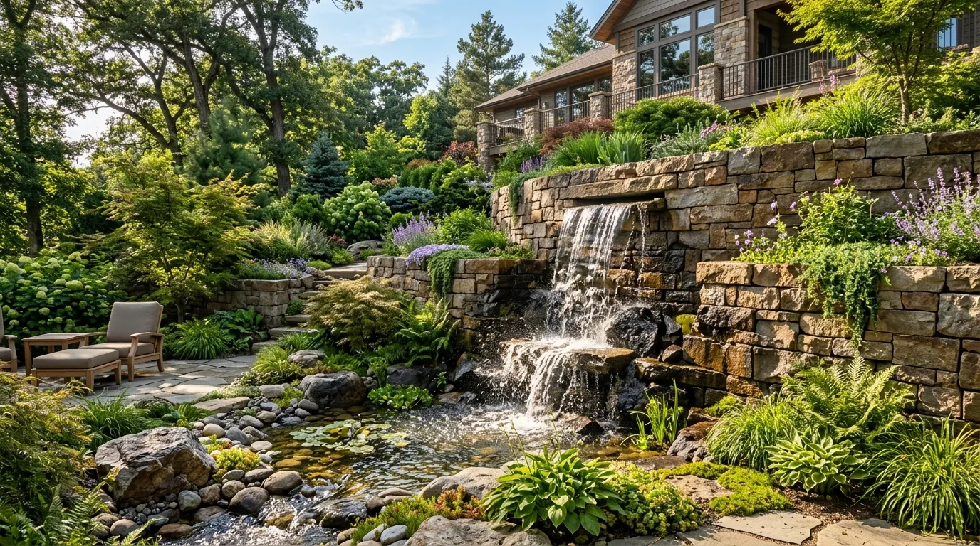 14 Smart Retaining Wall Ideas for a Sloped Backyard Makeover idea 11