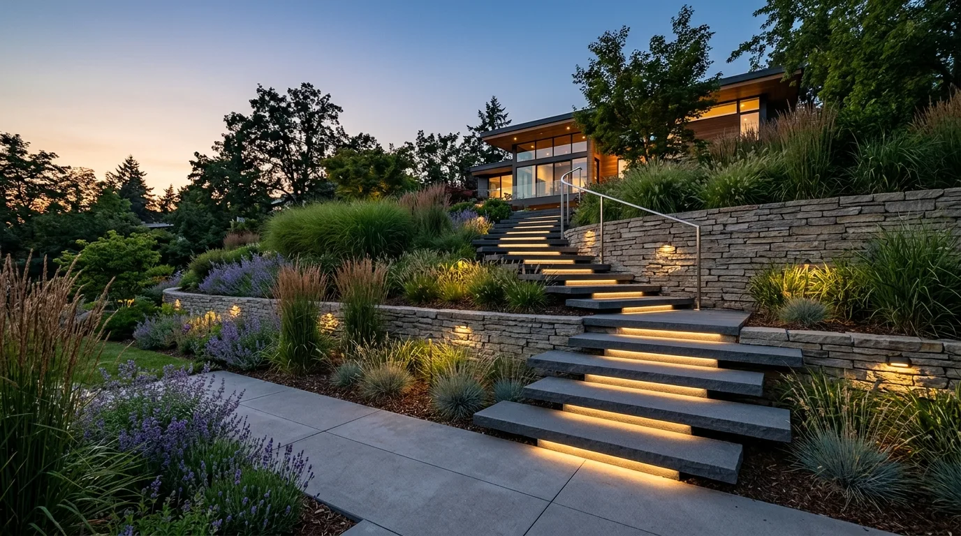 14 Smart Retaining Wall Ideas for a Sloped Backyard Makeover idea 13