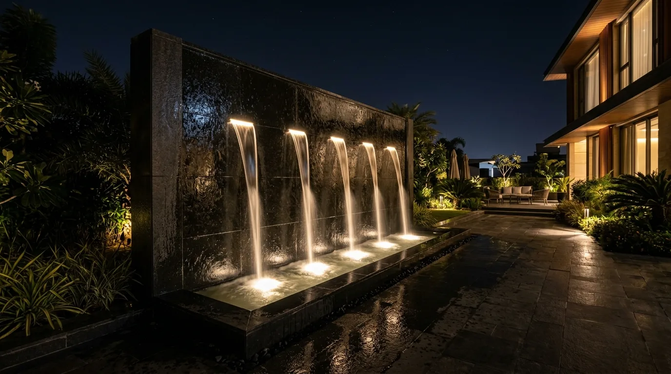 14 Soothing Outdoor Wall Fountains for a Backyard Water Feature idea 9