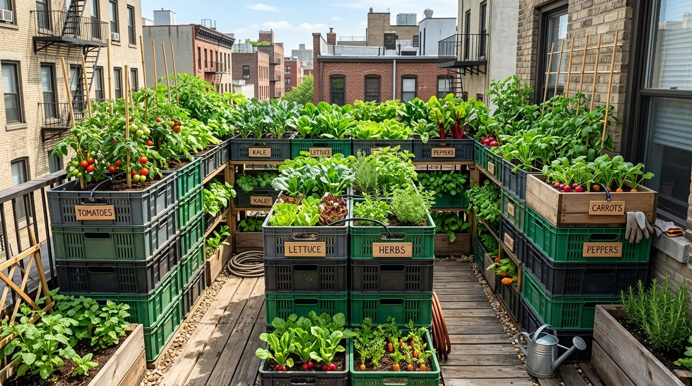 13 Space Saving Ideas for Small Vegetable Gardens to Grow More idea 12