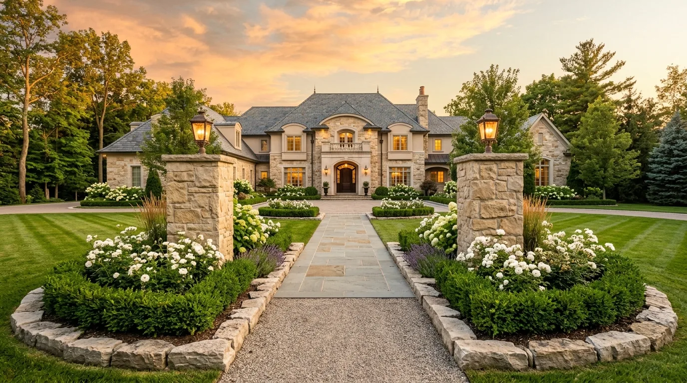 15 Stunning Front Yard Landscaping Ideas with Rocks and Stones idea 15