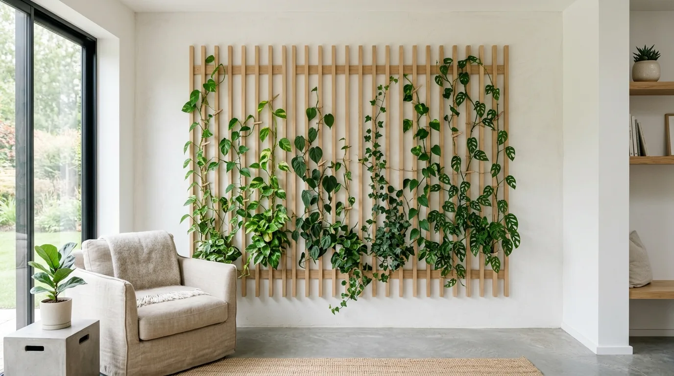 13 Stunning Modern Indoor Vine Wall Ideas for Your Home idea 4