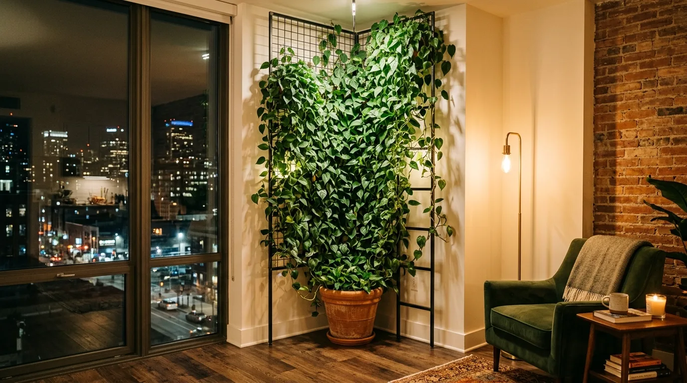 13 Stunning Modern Indoor Vine Wall Ideas for Your Home idea 5