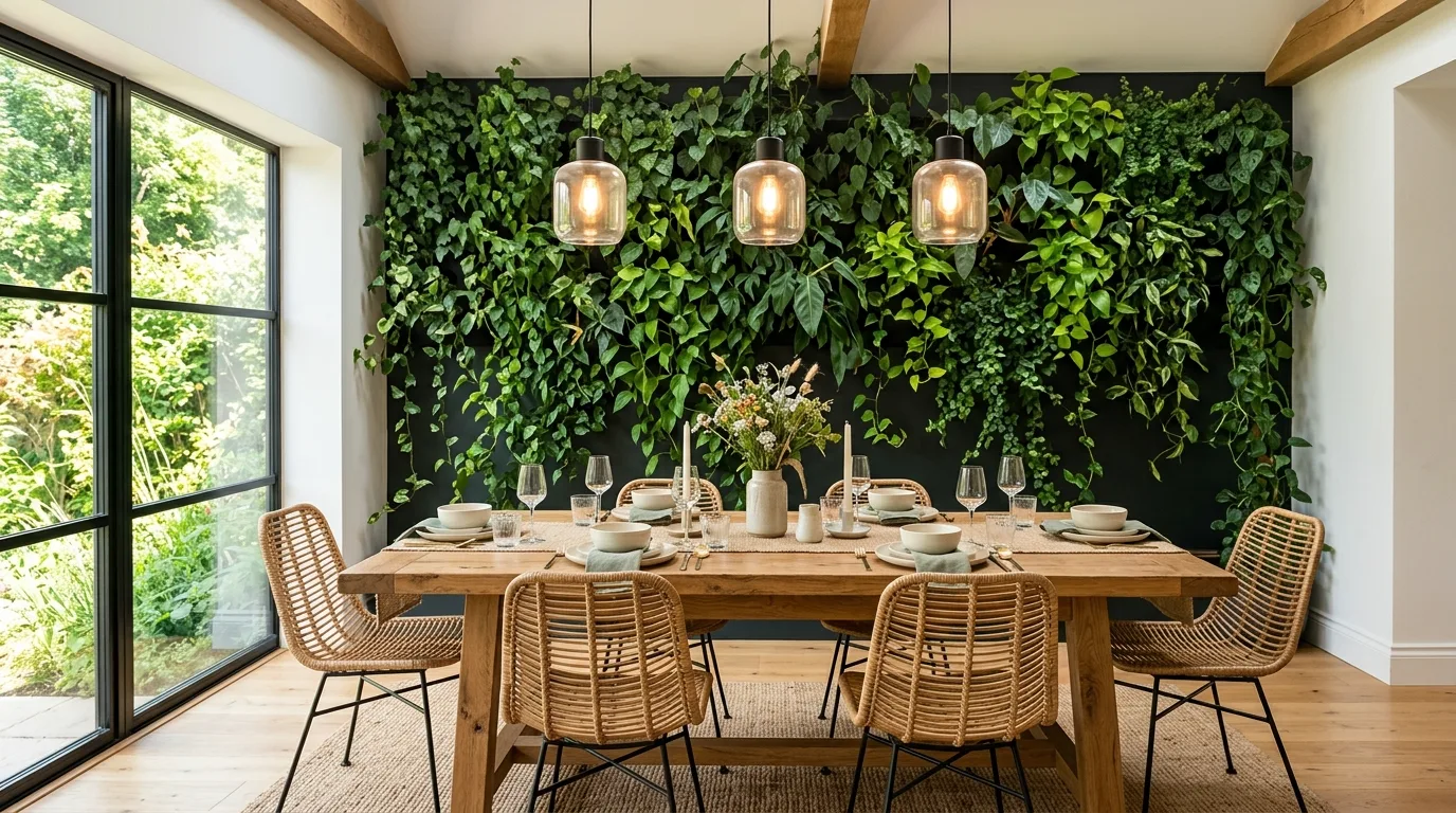 13 Stunning Modern Indoor Vine Wall Ideas for Your Home idea 6