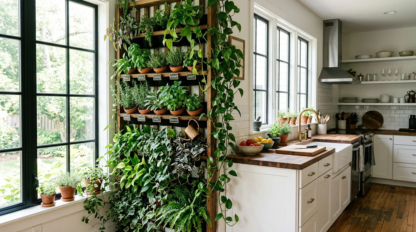 13 Stunning Modern Indoor Vine Wall Ideas for Your Home idea 8