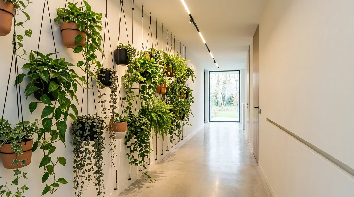 13 Stunning Modern Indoor Vine Wall Ideas for Your Home idea 9