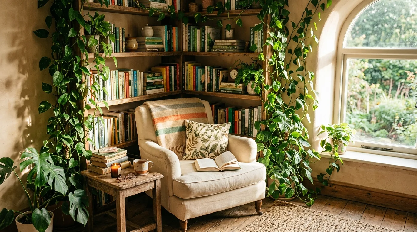 13 Stunning Modern Indoor Vine Wall Ideas for Your Home idea 12