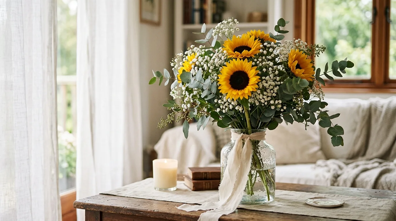 12 Stunning Sunflower Bouquets for Any Summer Occasion idea 4