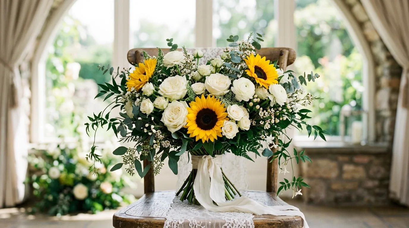 12 Stunning Sunflower Bouquets for Any Summer Occasion idea 5