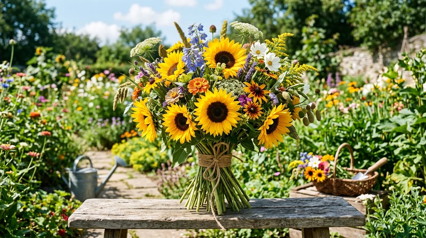 12 Stunning Sunflower Bouquets for Any Summer Occasion idea 9