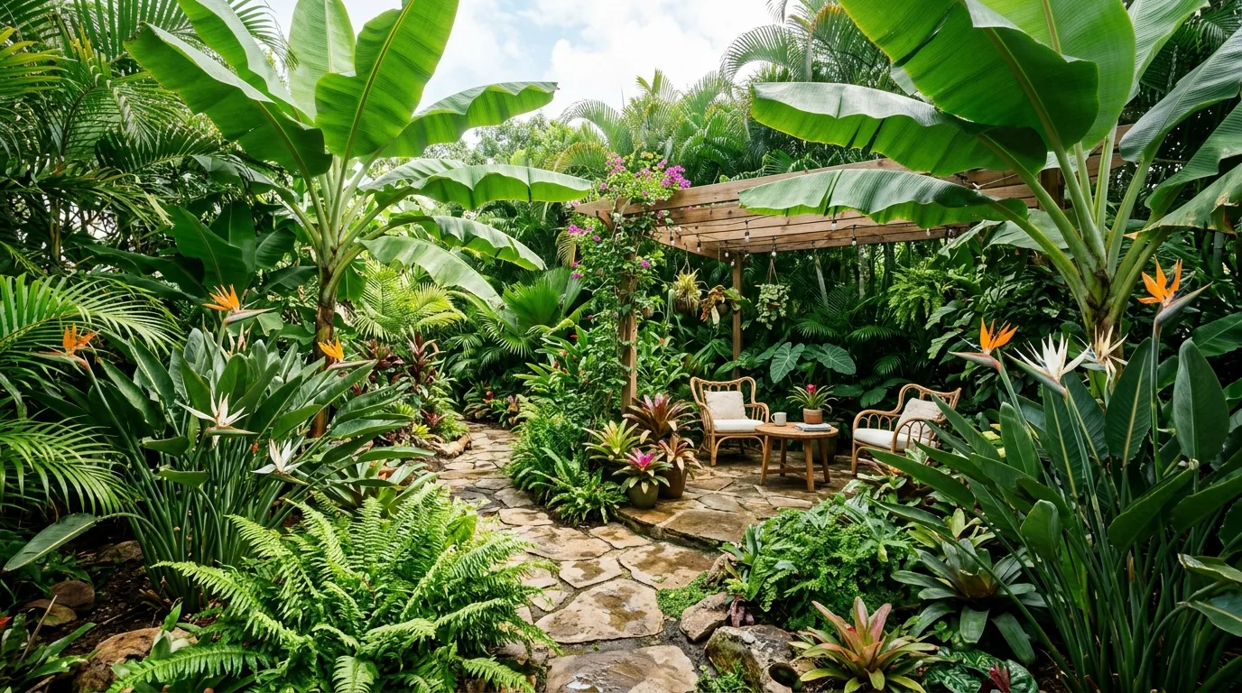 15 Stunning Tropical Garden Ideas You Can Create at Home