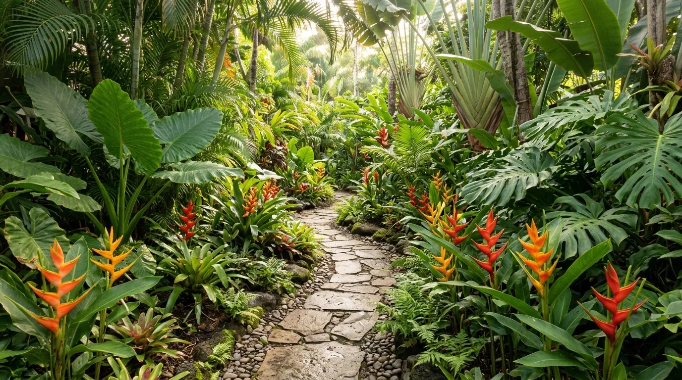 15 Stunning Tropical Garden Ideas You Can Create at Home idea 2