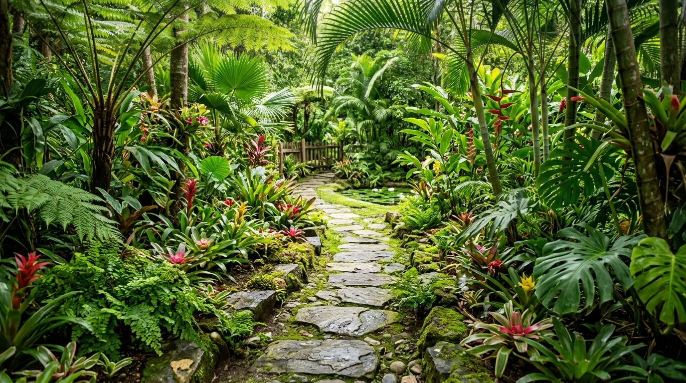 15 Stunning Tropical Garden Ideas You Can Create at Home idea 12