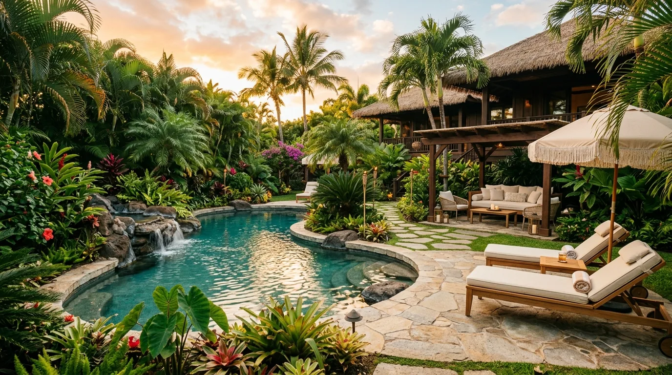 15 Stunning Tropical Garden Ideas You Can Create at Home idea 14