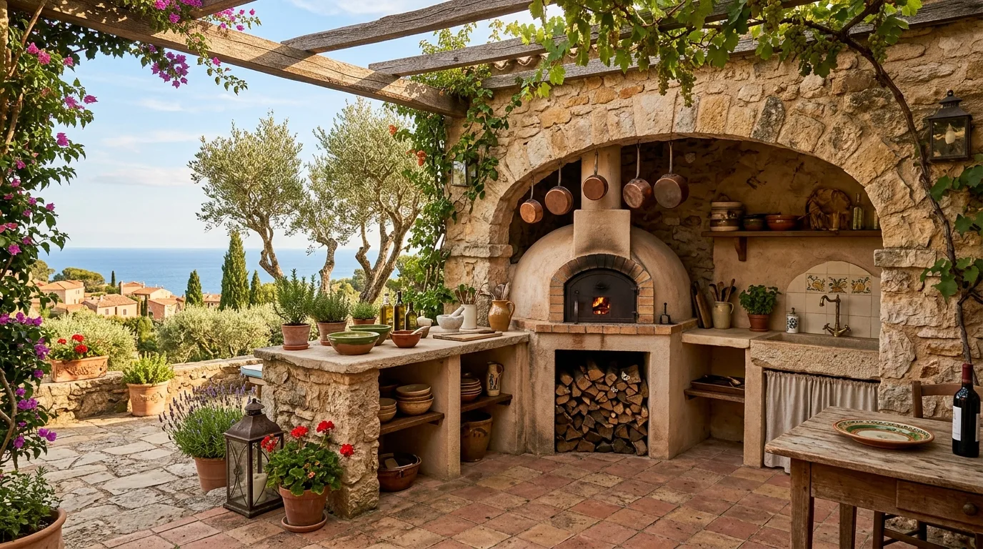 13 Stylish Functional Outdoor Kitchen Design Inspirations for Cooking idea 5