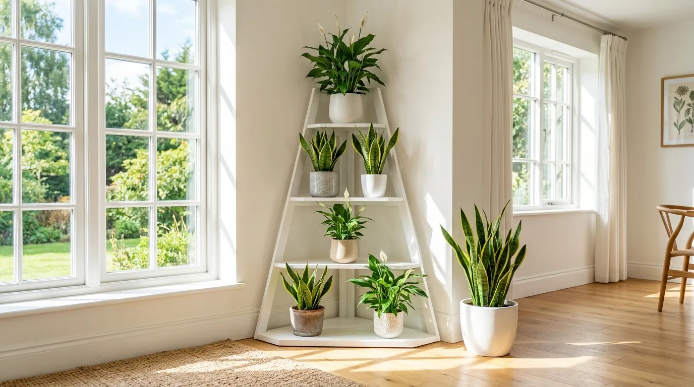 11 Stylish Modern Corner Plant Stands for Small Spaces idea 3