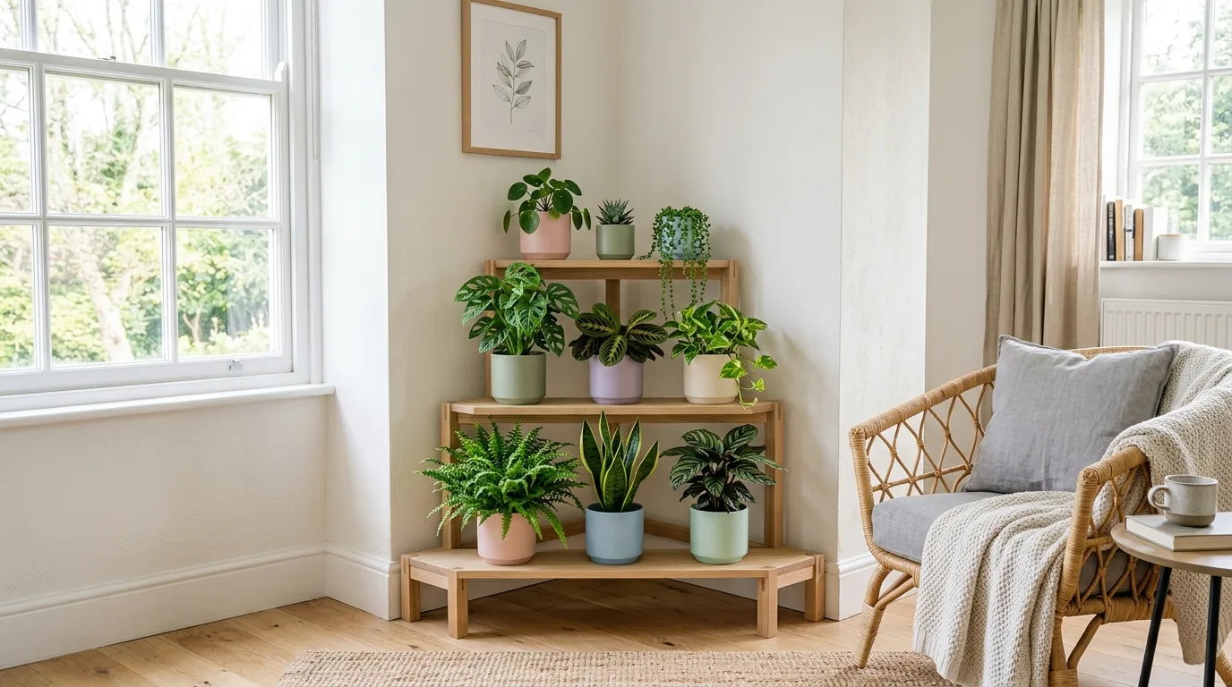 11 Stylish Modern Corner Plant Stands for Small Spaces idea 9