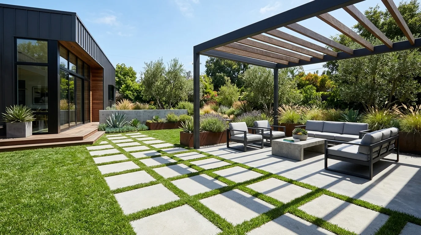 14 Stylish Modern Outdoor Flooring Ideas for Patios and Decks idea 3
