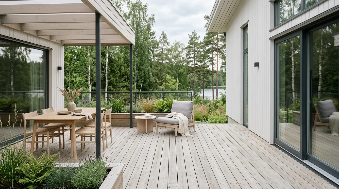 14 Stylish Modern Outdoor Flooring Ideas for Patios and Decks idea 8