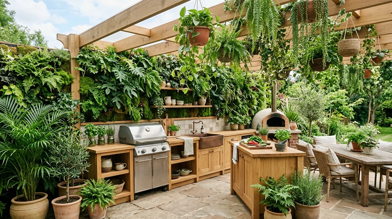 13 Trendy Outdoor Kitchen Patio Design Trends for This Year idea 2