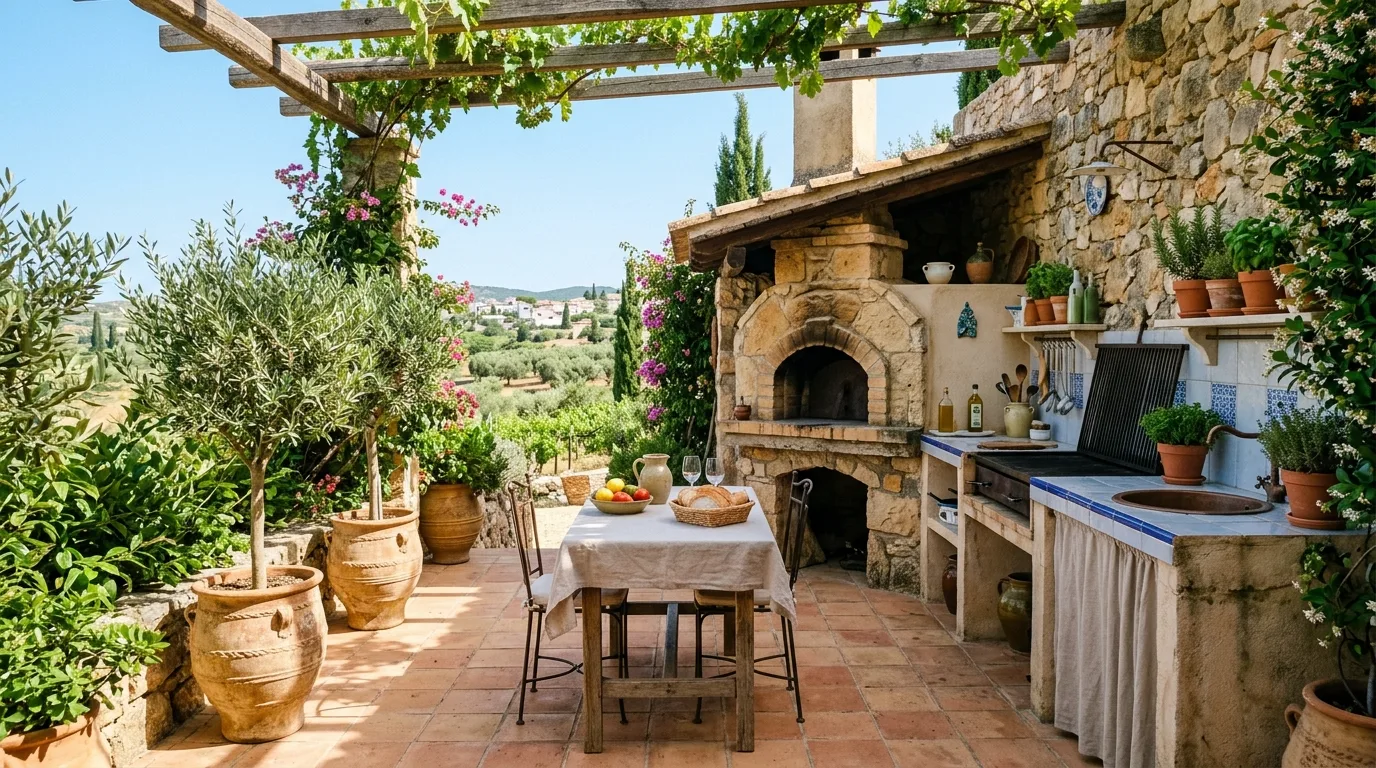 13 Trendy Outdoor Kitchen Patio Design Trends for This Year idea 5