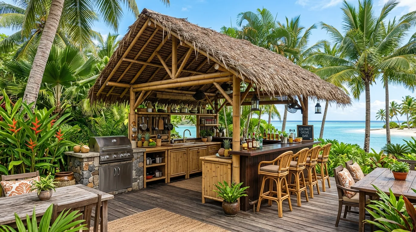 13 Trendy Outdoor Kitchen Patio Design Trends for This Year idea 8