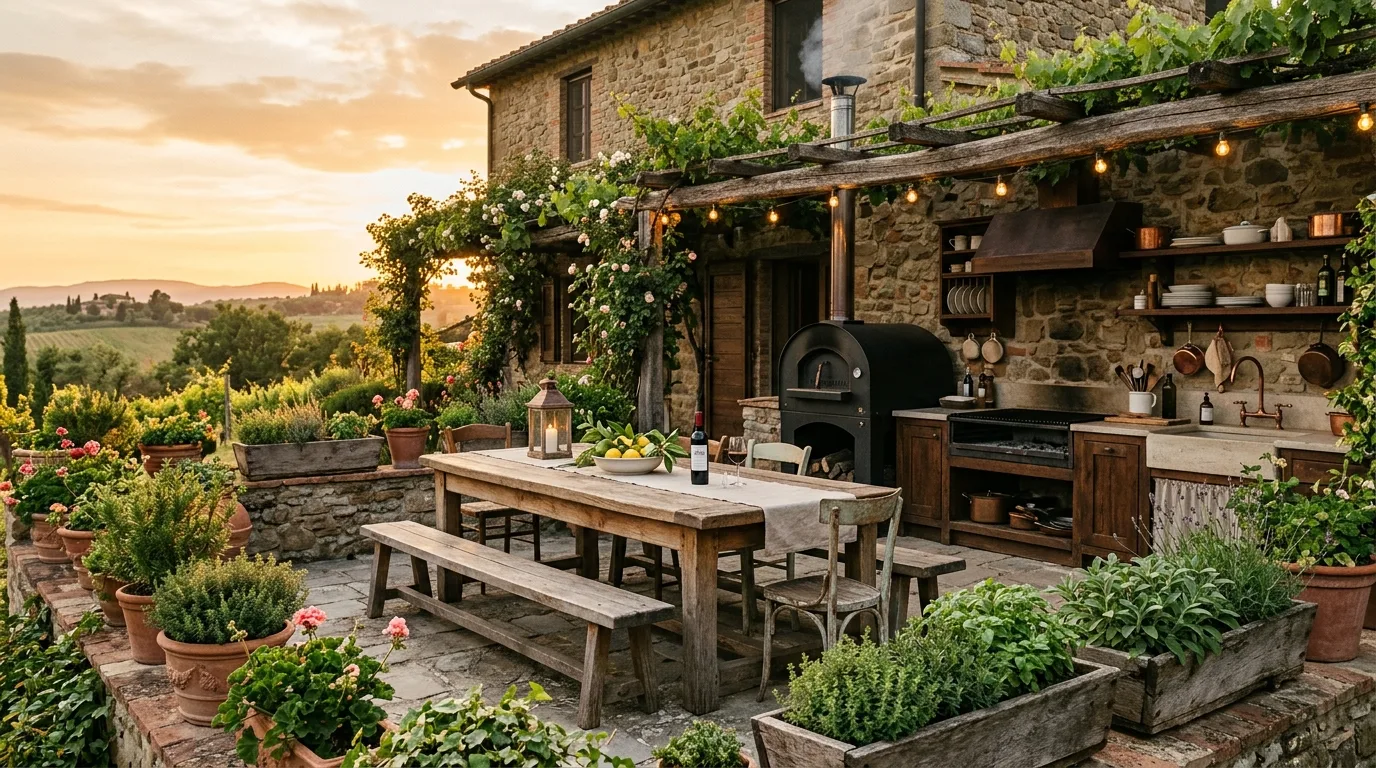 13 Trendy Outdoor Kitchen Patio Design Trends for This Year idea 12