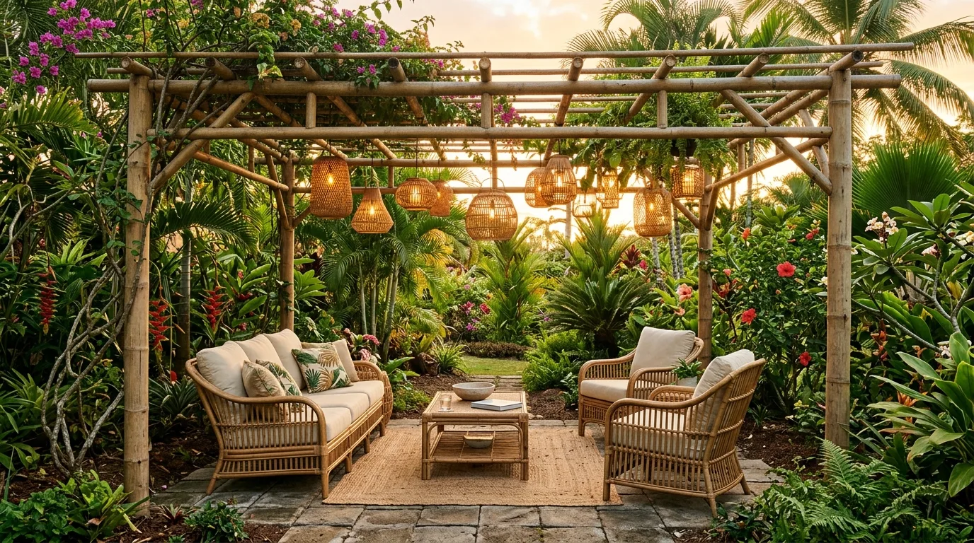 14 Tropical Bamboo Garden Ideas for a Zen Backyard Retreat idea 4