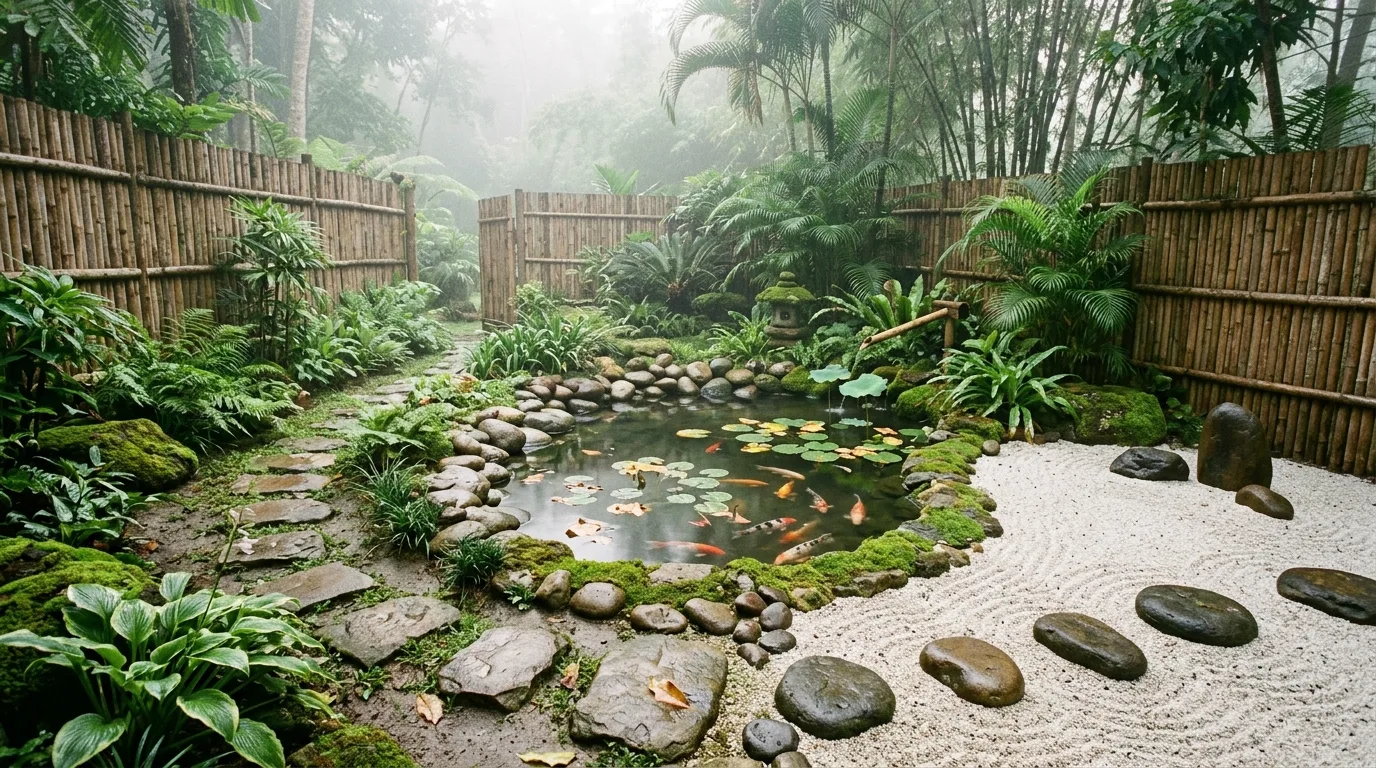 14 Tropical Bamboo Garden Ideas for a Zen Backyard Retreat idea 7