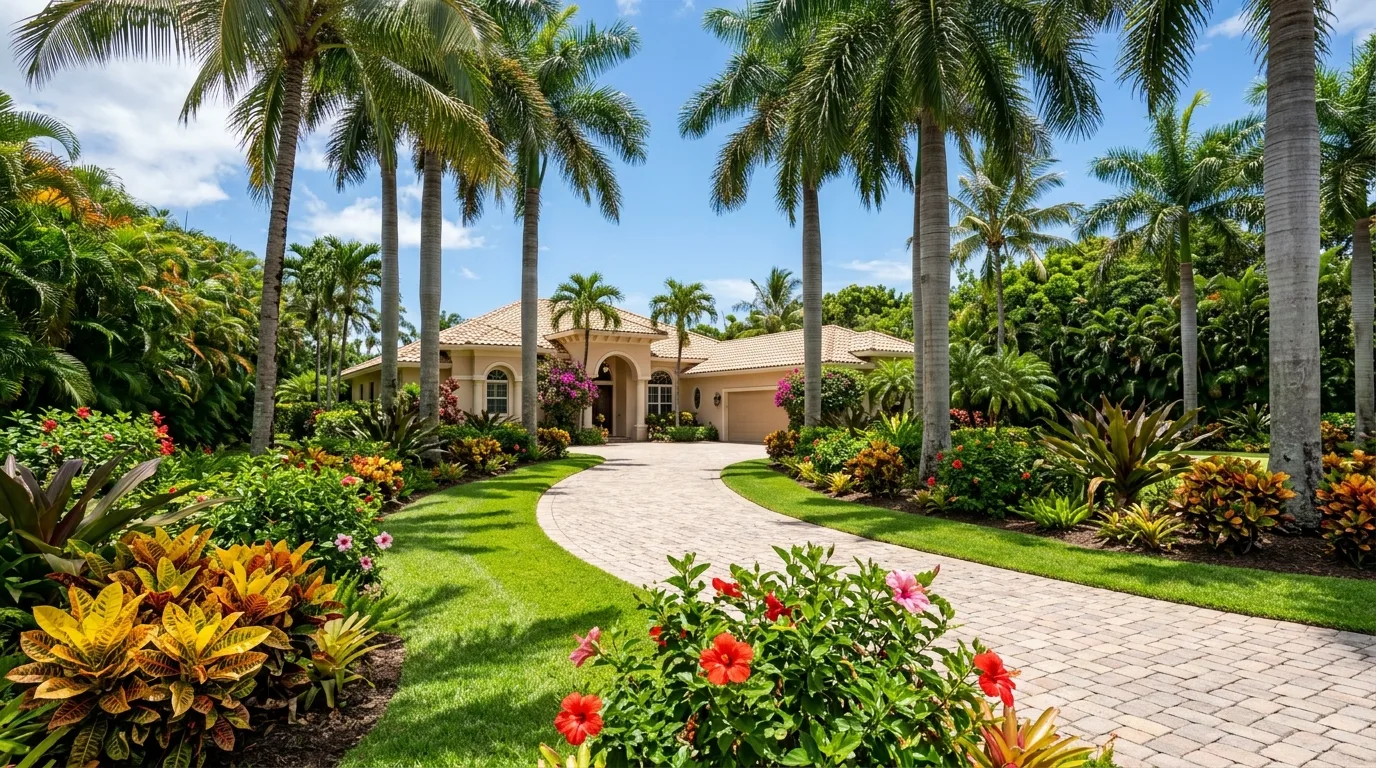 13 Tropical Palm Tree Landscaping Ideas for a Front Yard Paradise
