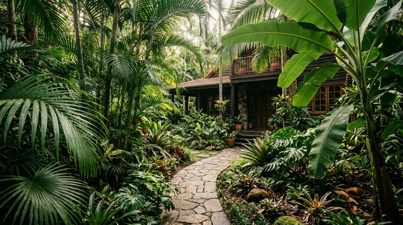 13 Tropical Palm Tree Landscaping Ideas for a Front Yard Paradise idea 5
