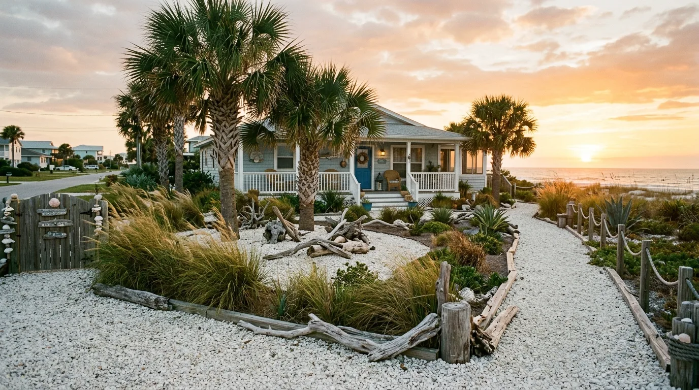 13 Tropical Palm Tree Landscaping Ideas for a Front Yard Paradise idea 6