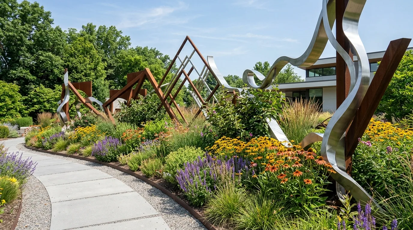 14 Unique Garden Art Ideas to Transform Your Outdoor Oasis idea 11