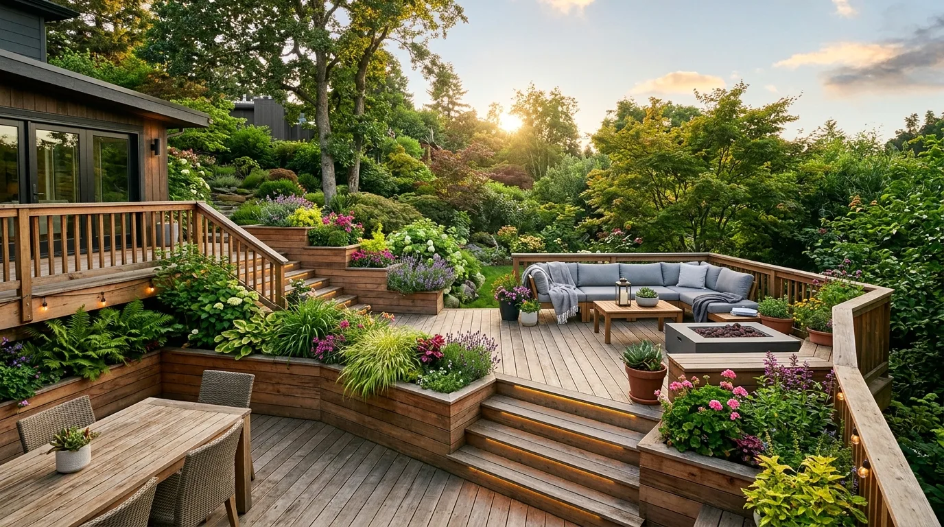 15 Unique Garden Deck Area Ideas for a Stunning Outdoor Space