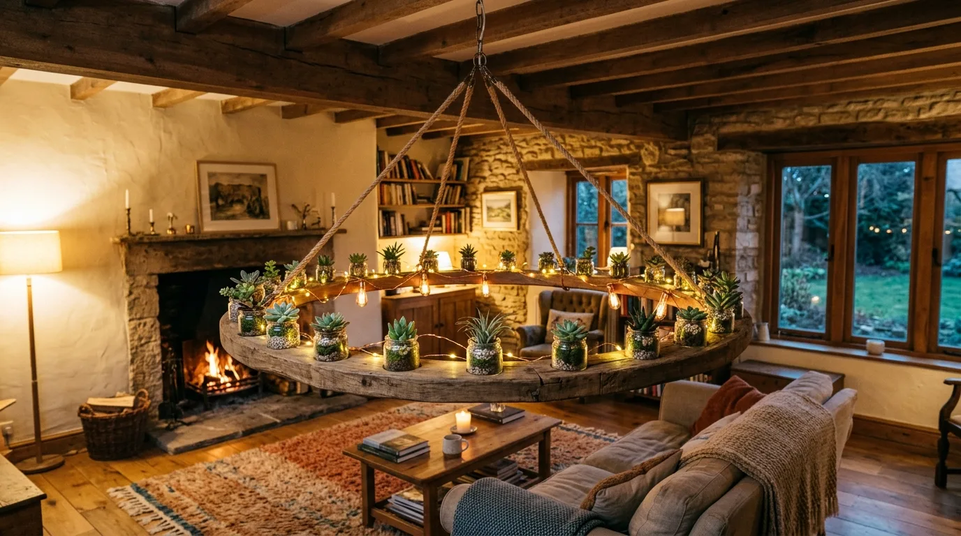 13 Unique Succulent Chandelier Ideas You Have to Try idea 2