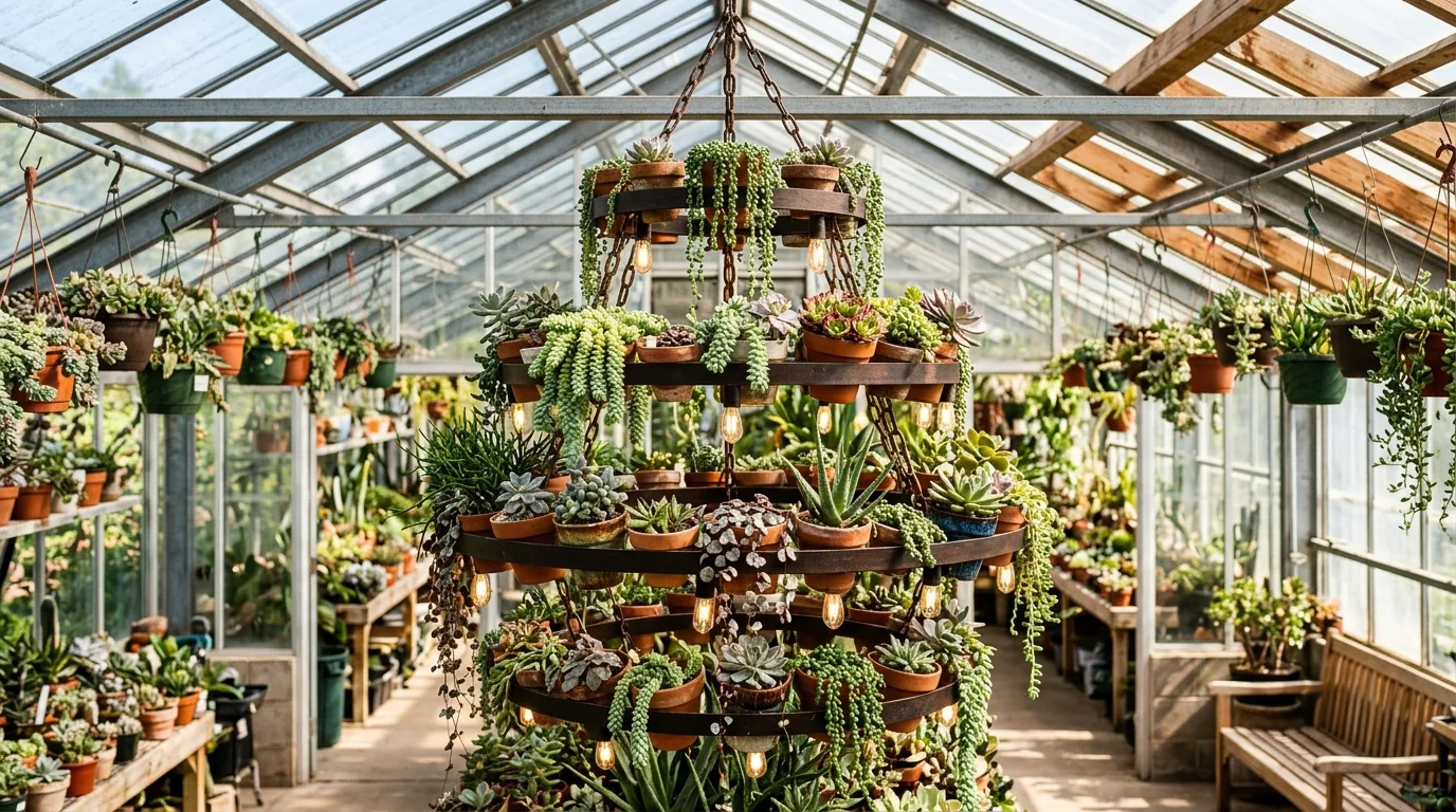 13 Unique Succulent Chandelier Ideas You Have to Try idea 3