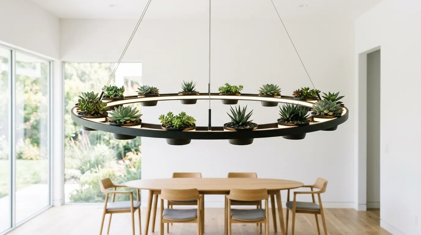 13 Unique Succulent Chandelier Ideas You Have to Try idea 5