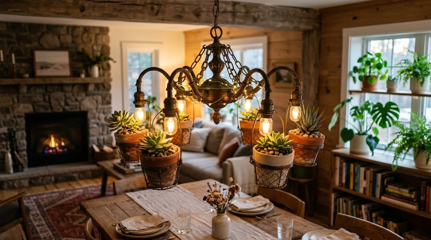 13 Unique Succulent Chandelier Ideas You Have to Try idea 7