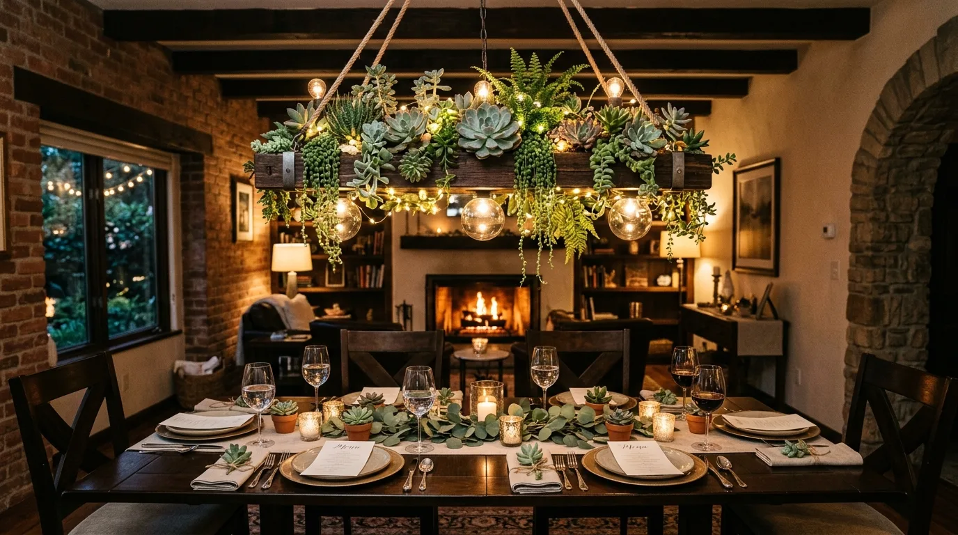 13 Unique Succulent Chandelier Ideas You Have to Try idea 8