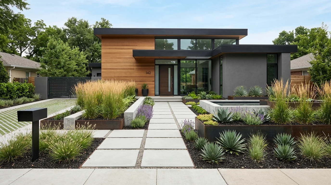 15 Valuable Front Yard Landscape Ideas That Add Home Value idea 2