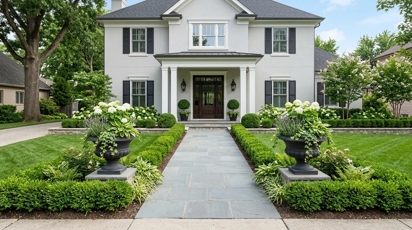 15 Valuable Front Yard Landscape Ideas That Add Home Value idea 13