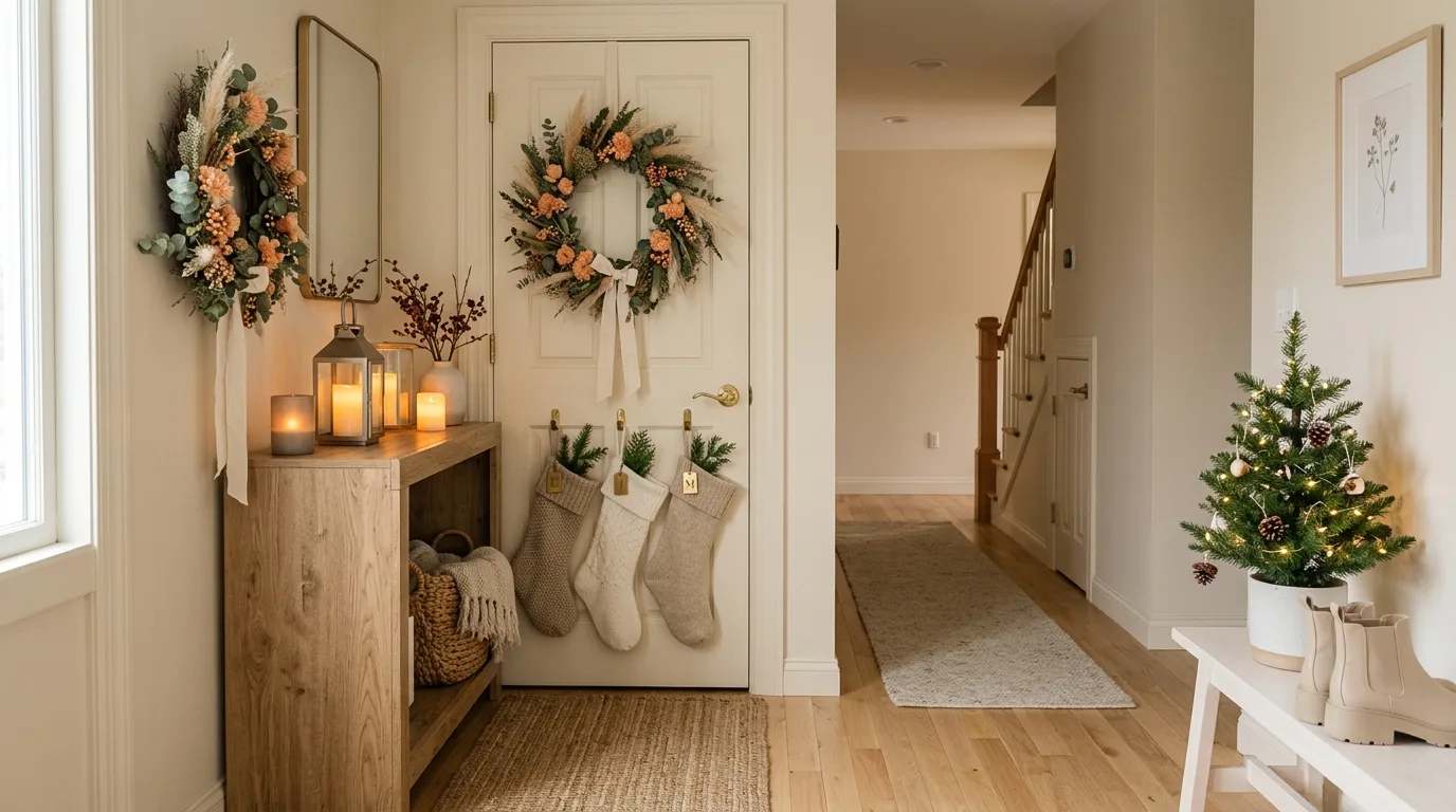 13 Warm Peach Fuzz Color Christmas Decor Ideas to Cozy Up idea 5