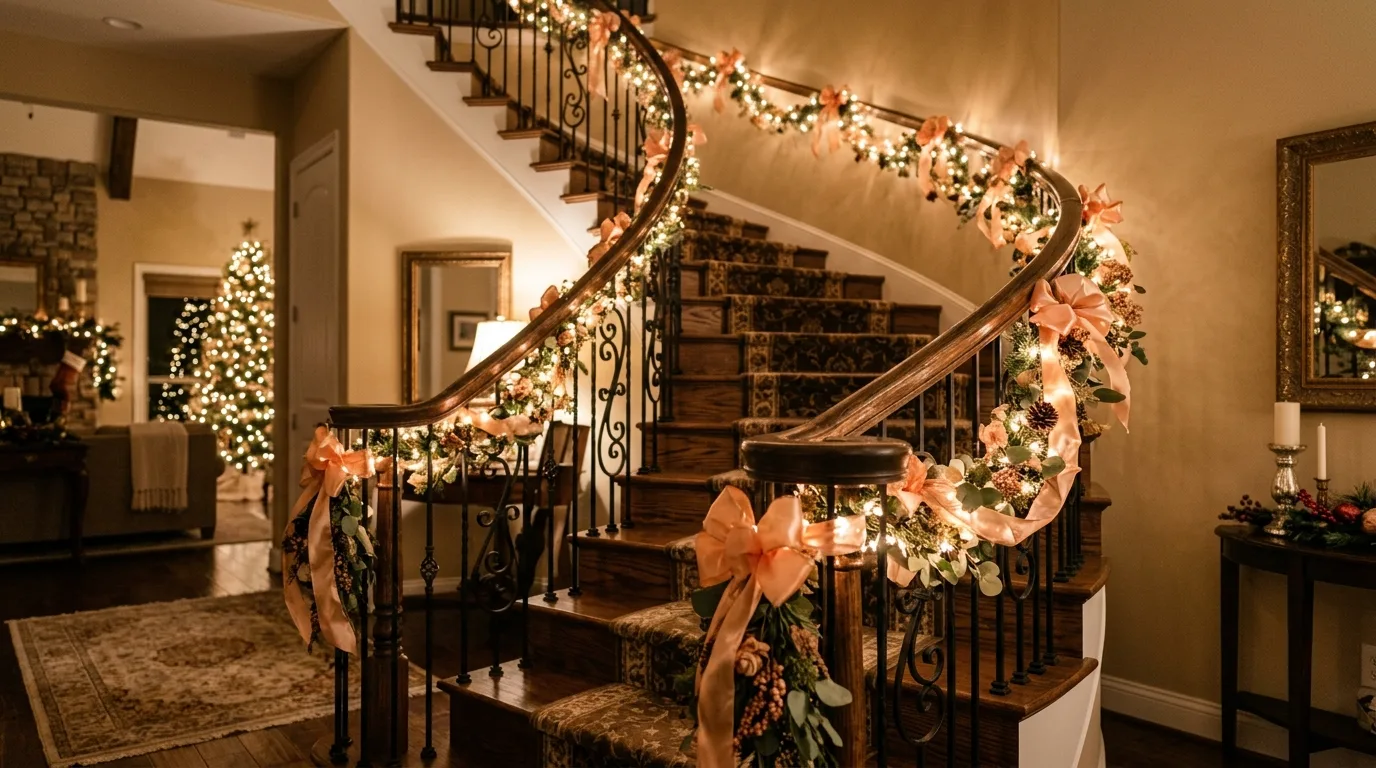 13 Warm Peach Fuzz Color Christmas Decor Ideas to Cozy Up idea 9