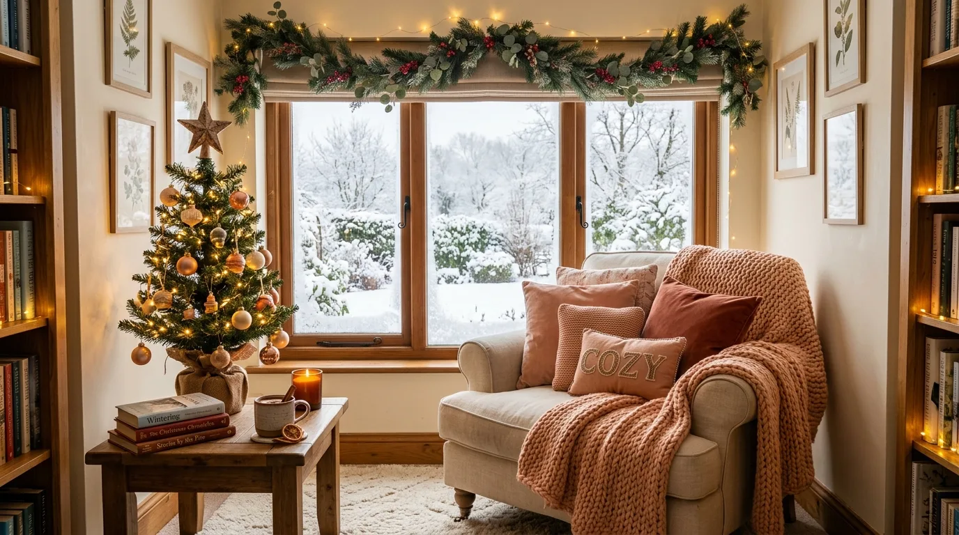 13 Warm Peach Fuzz Color Christmas Decor Ideas to Cozy Up idea 11